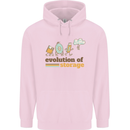 Storage Evolution Retro HD Drive USB Stick CD Childrens Kids Hoodie Light Pink