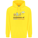 Storage Evolution Retro HD Drive USB Stick CD Childrens Kids Hoodie Yellow