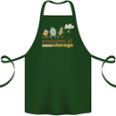 Storage Evolution Retro HD Drive USB Stick CD Cotton Apron 100% Organic Forest Green