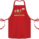 Storage Evolution Retro HD Drive USB Stick CD Cotton Apron 100% Organic Red