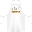 Storage Evolution Retro HD Drive USB Stick CD Cotton Apron 100% Organic White