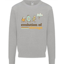 Storage Evolution Retro HD Drive USB Stick CD Kids Sweatshirt Jumper Sports Grey