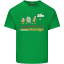 Storage Evolution Retro HD Drive USB Stick CD Kids T-Shirt Childrens Irish Green