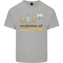 Storage Evolution Retro HD Drive USB Stick CD Kids T-Shirt Childrens Sports Grey