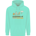 Storage Evolution Retro HD Drive USB Stick CD Mens 80% Cotton Hoodie Peppermint