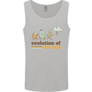 Storage Evolution Retro HD Drive USB Stick CD Mens Vest Tank Top Sports Grey