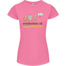Storage Evolution Retro HD Drive USB Stick CD Womens Petite Cut T-Shirt Azalea