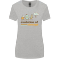 Storage Evolution Retro HD Drive USB Stick CD Womens Wider Cut T-Shirt Sports Grey