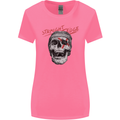 Straight Edge Skull Biker Motorcycle Womens Wider Cut T-Shirt Azalea