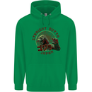 Straight Outta Japan Funny Childrens Kids Hoodie Irish Green