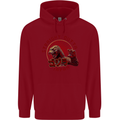 Straight Outta Japan Funny Childrens Kids Hoodie Red