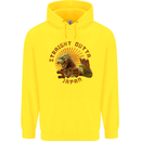 Straight Outta Japan Funny Childrens Kids Hoodie Yellow