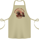 Straight Outta Japan Funny Cotton Apron 100% Organic Khaki
