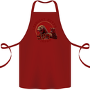 Straight Outta Japan Funny Cotton Apron 100% Organic Maroon