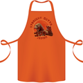 Straight Outta Japan Funny Cotton Apron 100% Organic Orange
