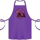 Straight Outta Japan Funny Cotton Apron 100% Organic Purple