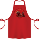 Straight Outta Japan Funny Cotton Apron 100% Organic Red