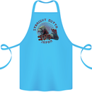 Straight Outta Japan Funny Cotton Apron 100% Organic Turquoise
