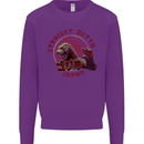 Straight Outta Japan Funny Kids Sweatshirt Jumper Purple