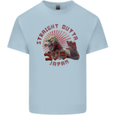 Straight Outta Japan Funny Kids T-Shirt Childrens Light Blue