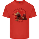 Straight Outta Japan Funny Kids T-Shirt Childrens Red