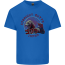 Straight Outta Japan Funny Kids T-Shirt Childrens Royal Blue