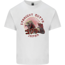 Straight Outta Japan Funny Kids T-Shirt Childrens White