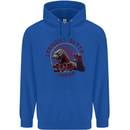 Straight Outta Japan Funny Mens 80% Cotton Hoodie Royal Blue