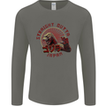 Straight Outta Japan Funny Mens Long Sleeve T-Shirt Charcoal