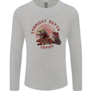 Straight Outta Japan Funny Mens Long Sleeve T-Shirt Sports Grey