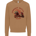 Straight Outta Japan Funny Mens Sweatshirt Jumper Caramel Latte