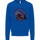 Straight Outta Japan Funny Mens Sweatshirt Jumper Royal Blue
