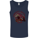 Straight Outta Japan Funny Mens Vest Tank Top Navy Blue