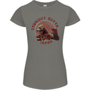 Straight Outta Japan Funny Womens Petite Cut T-Shirt Charcoal