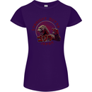 Straight Outta Japan Funny Womens Petite Cut T-Shirt Purple