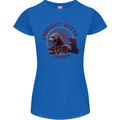 Straight Outta Japan Funny Womens Petite Cut T-Shirt Royal Blue