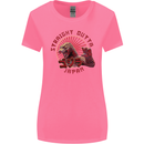 Straight Outta Japan Funny Womens Wider Cut T-Shirt Azalea