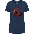 Straight Outta Japan Funny Womens Wider Cut T-Shirt Navy Blue