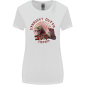Straight Outta Japan Funny Womens Wider Cut T-Shirt White