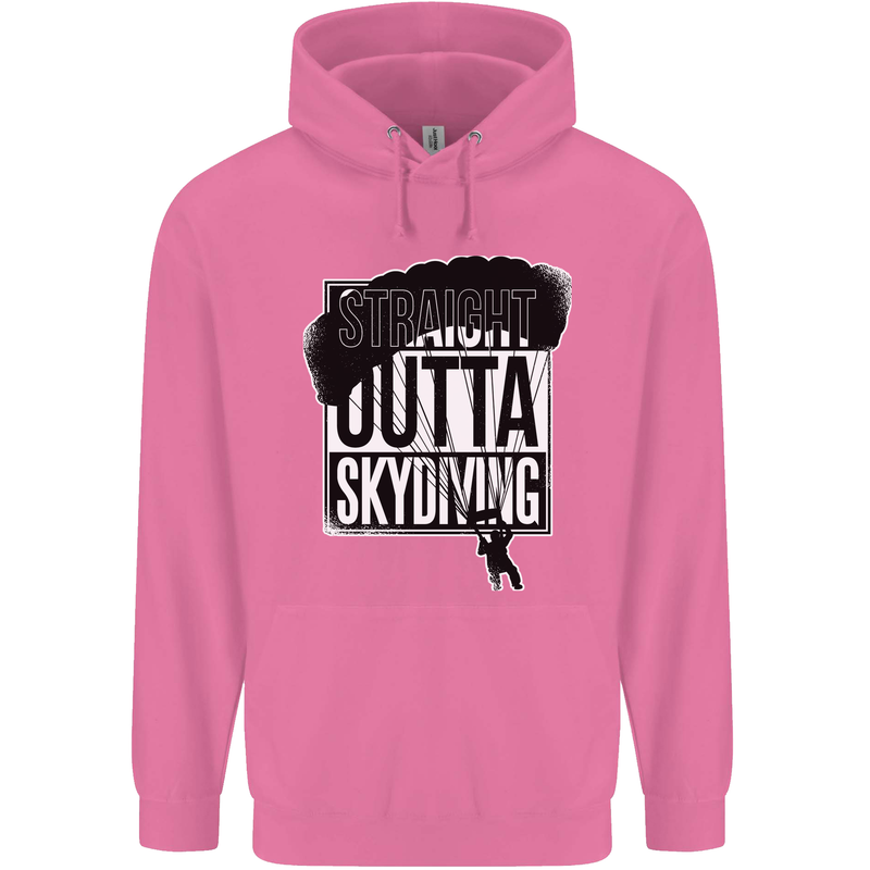 Straight Outta Skydiving Funny Freefall Childrens Kids Hoodie Azalea