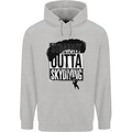Straight Outta Skydiving Funny Freefall Childrens Kids Hoodie Sports Grey