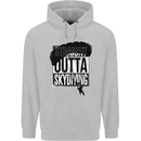 Straight Outta Skydiving Funny Freefall Childrens Kids Hoodie Sports Grey