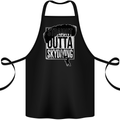 Straight Outta Skydiving Funny Freefall Cotton Apron 100% Organic Black