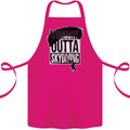 Straight Outta Skydiving Funny Freefall Cotton Apron 100% Organic Pink