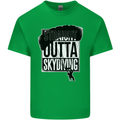 Straight Outta Skydiving Funny Freefall Kids T-Shirt Childrens Irish Green