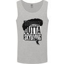 Straight Outta Skydiving Funny Freefall Mens Vest Tank Top Sports Grey