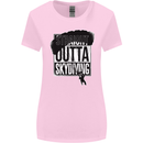 Straight Outta Skydiving Funny Freefall Womens Wider Cut T-Shirt Light Pink