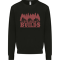 Stranger Builds Motorcycle Biker Custom Chopper Kids Sweatshirt Jumper Black
