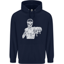 Street Fighter MMA Bare Knuckle Fighting Childrens Kids Hoodie Navy Blue