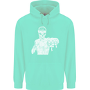 Street Fighter MMA Bare Knuckle Fighting Childrens Kids Hoodie Peppermint